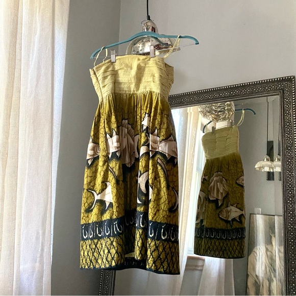 Anthropologie Vanessa Virginia straplesss dress - Picture 4 of 12